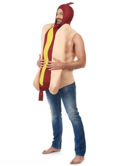 Felnőtt hot dog és ketchup párjelmez