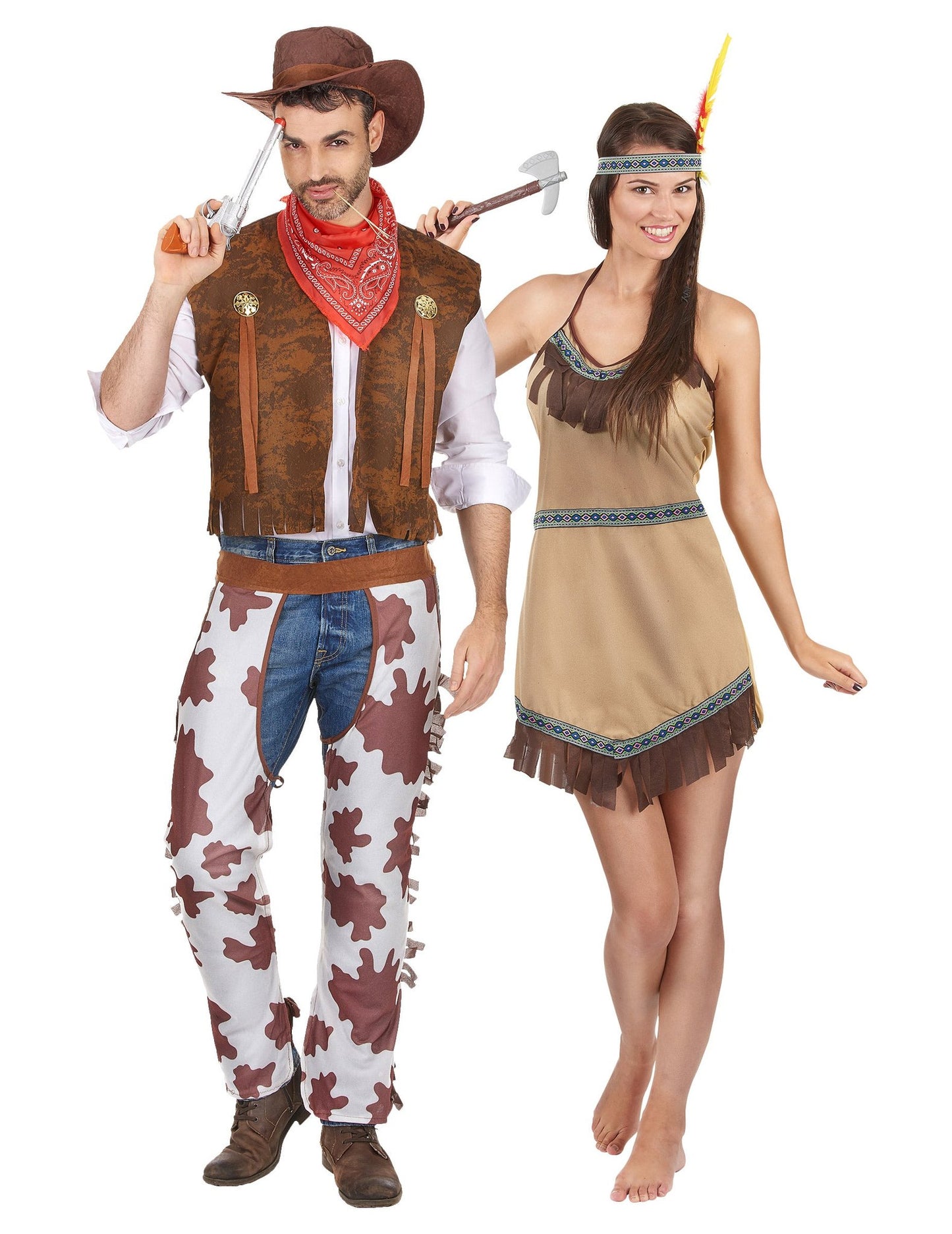 Cowboy és indián párjelmez felnőtteknek