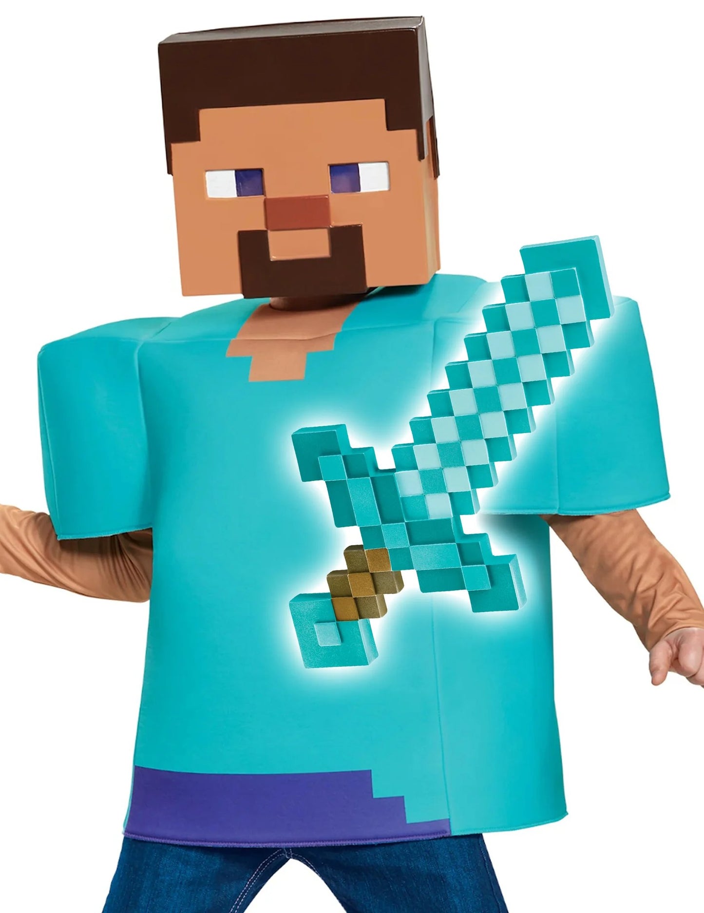 Steve és Minecraft™ kard gyermek jelmez készlet