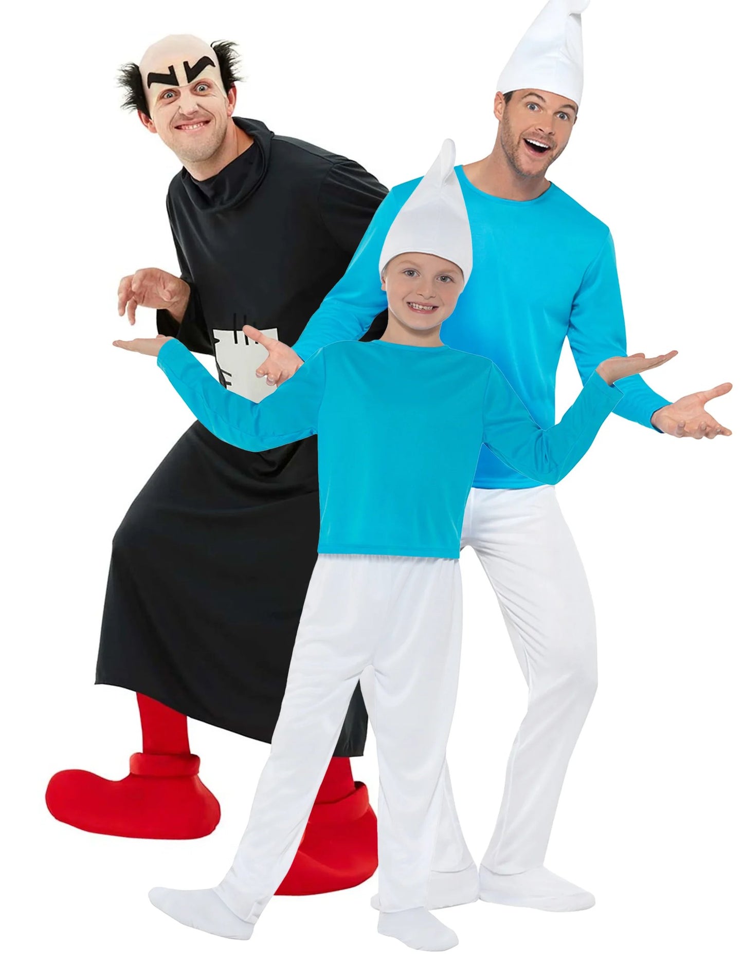 Déguisement de groupe Gargamel et Les Schtroumpfs™ adultes