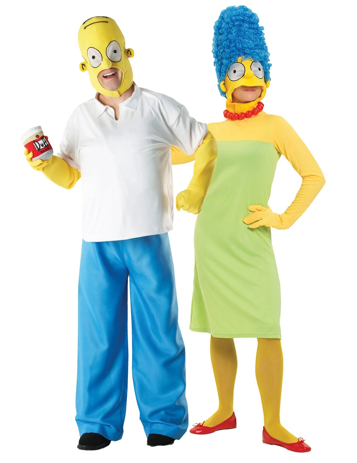 Homer és Marge Simpson felnőtt páros jelmez