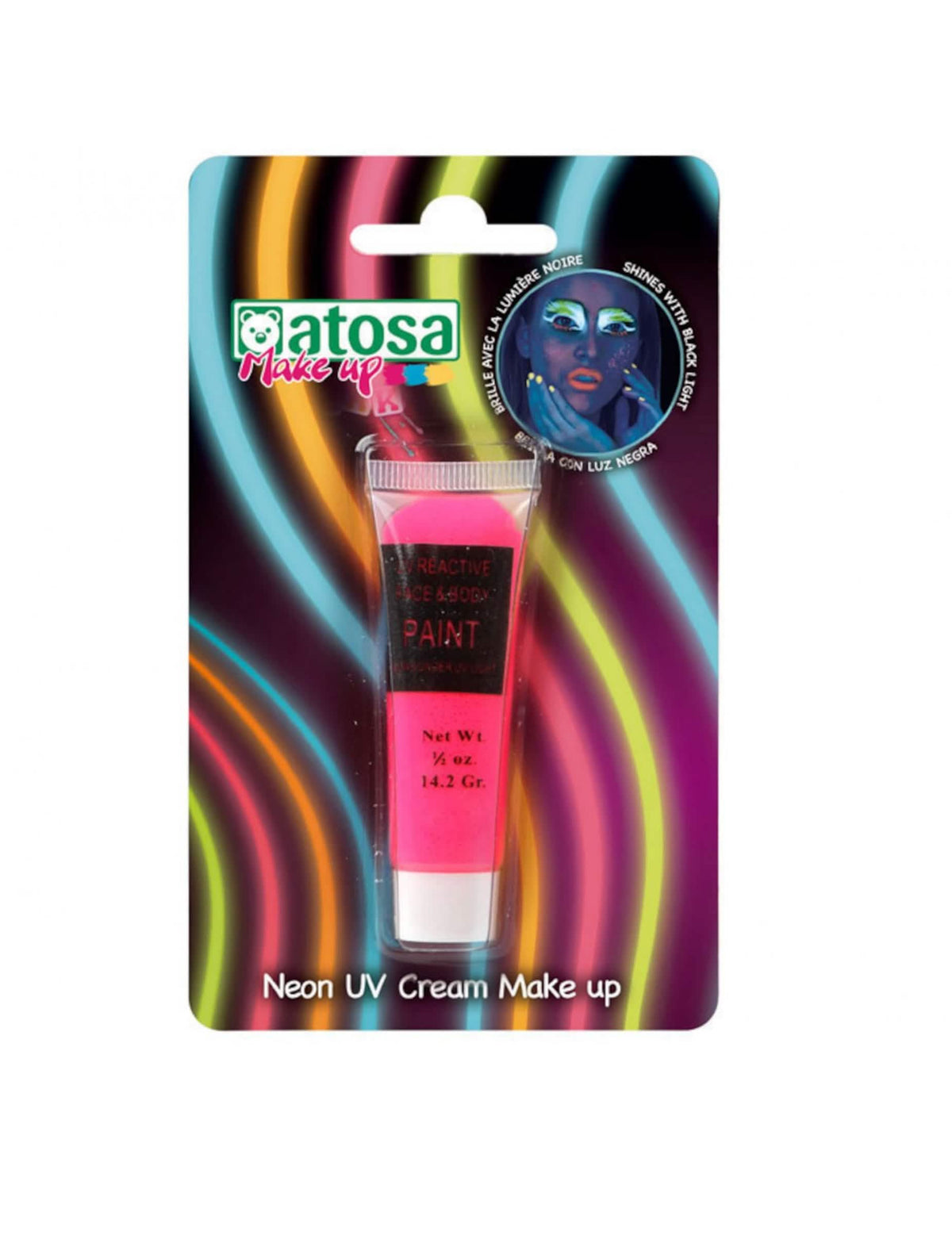 UV rózsaszín neon sminkcső