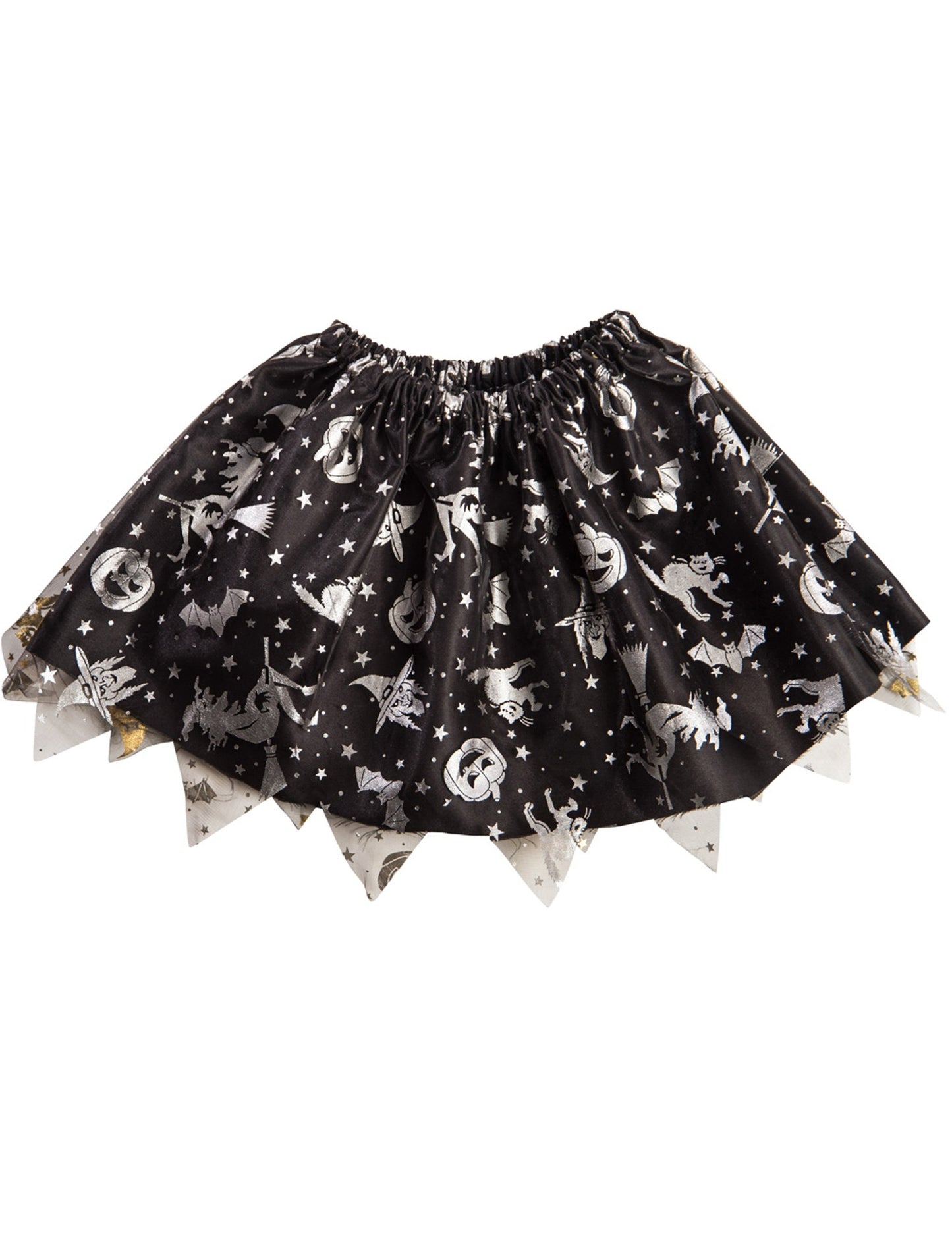 Tutu fekete és ezüst Halloween lány