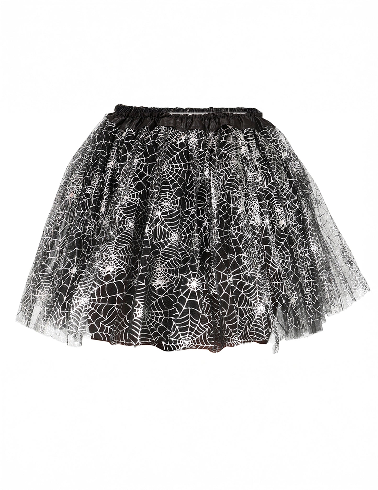 Vue de face du tutu toiles d'araignées pour fille