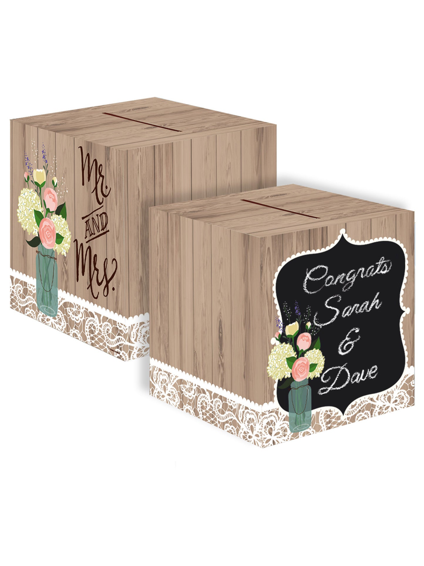 Testreszabható karton urn MR és MRS 30 cm