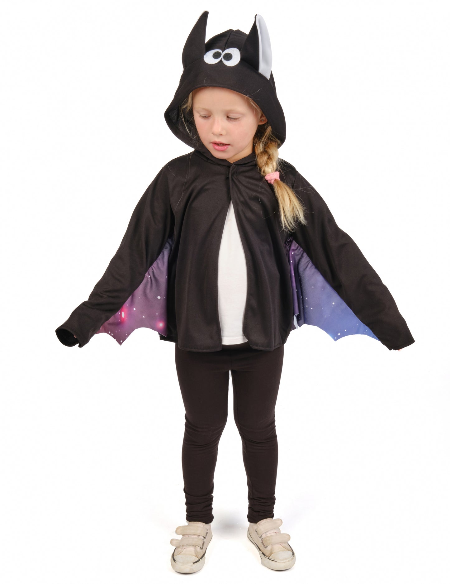 Fekete és lila gyermekkabát