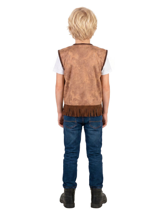 Clear Brown Western kabát