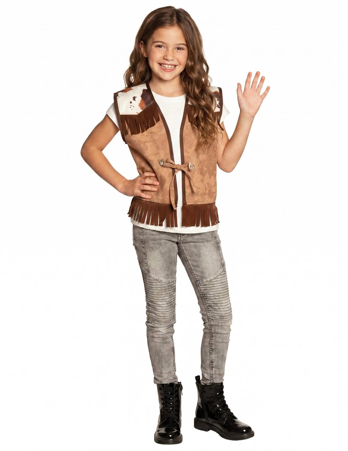 Clear Brown Western kabát