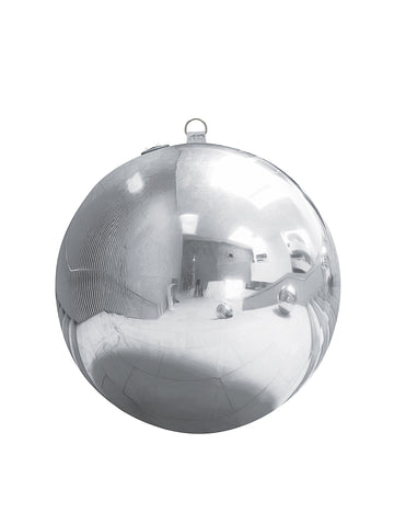 Felfújható ezüst tükörgömb 60 cm 