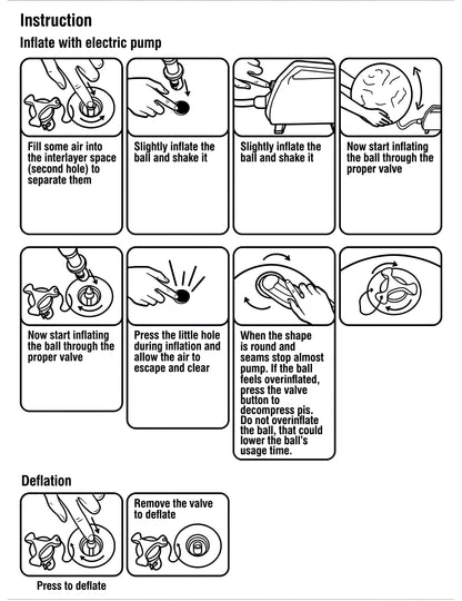 Felfújható arany tükörgömb 120 cm 