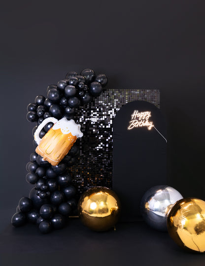 Felfújható arany tükörgömb 60 cm 