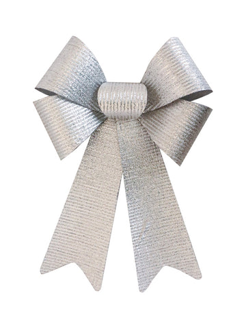 Csillogó ezüst masni 23 x 38 cm 