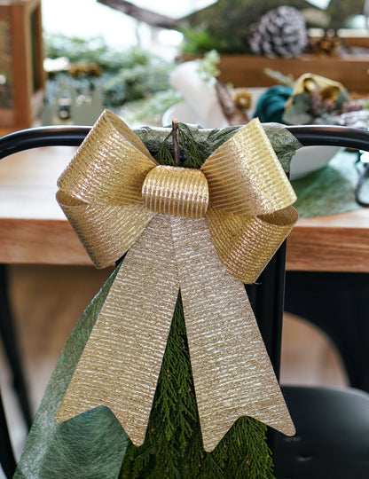 Fényes arany masni 23 x 38 cm 