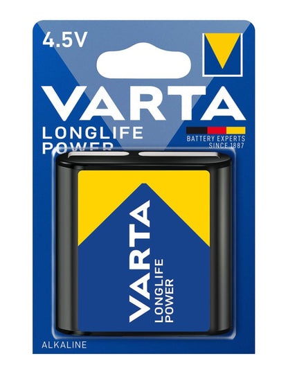 Pile LONGLIFE POWER 4,5V bleue et jaune