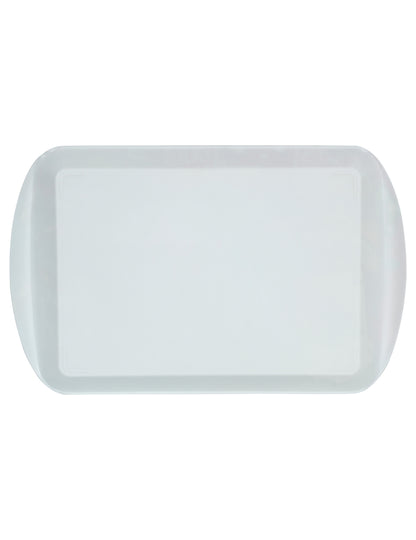 Fekete és arany színű, Boldog Új Évet! műanyag tálca, 39 x 24 cm cm