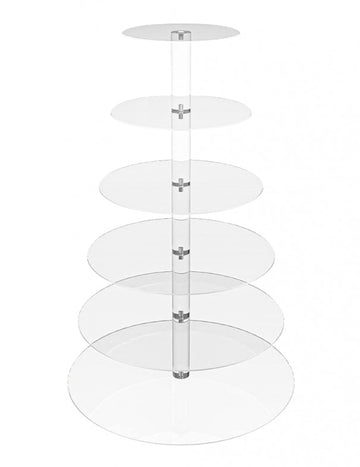 Kerek, emeletes tortaállvány 40 x 51 cm 