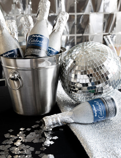 Ezüst négyzetes függöny 100 x 200 cm 