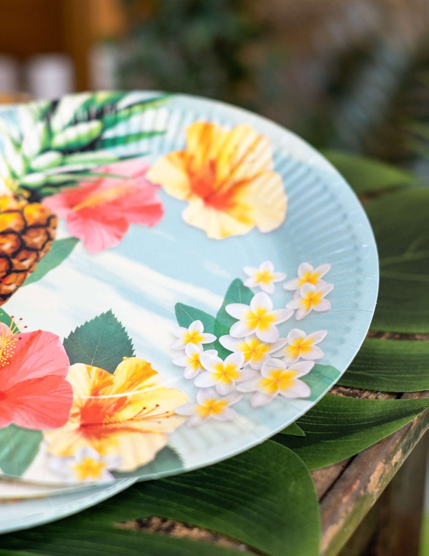 10 Hawaii party 23 cm kartonlemez