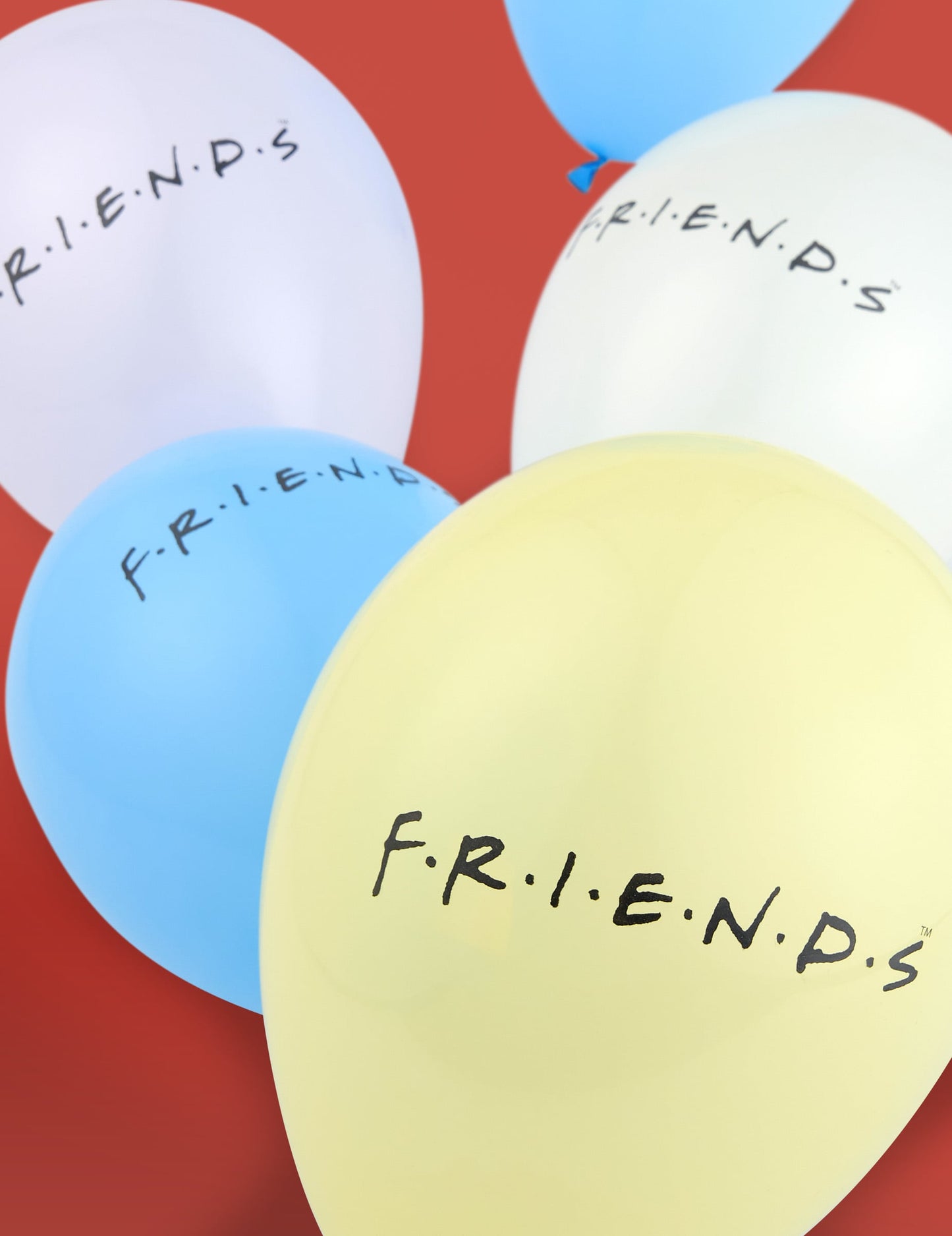 Détail de l'assortiment du ballons latex Friends