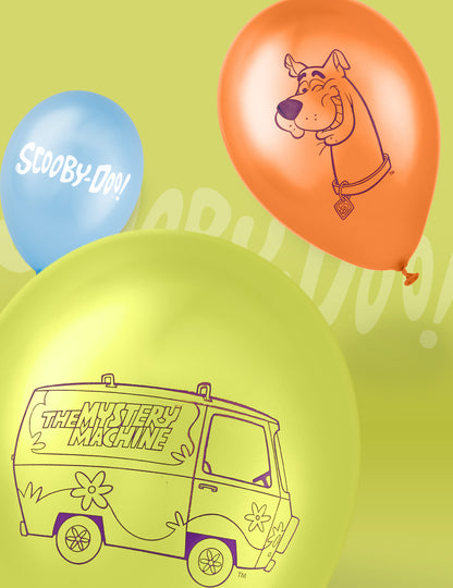 10 Scooby-Doo latex léggömb 25 x 32 cm
