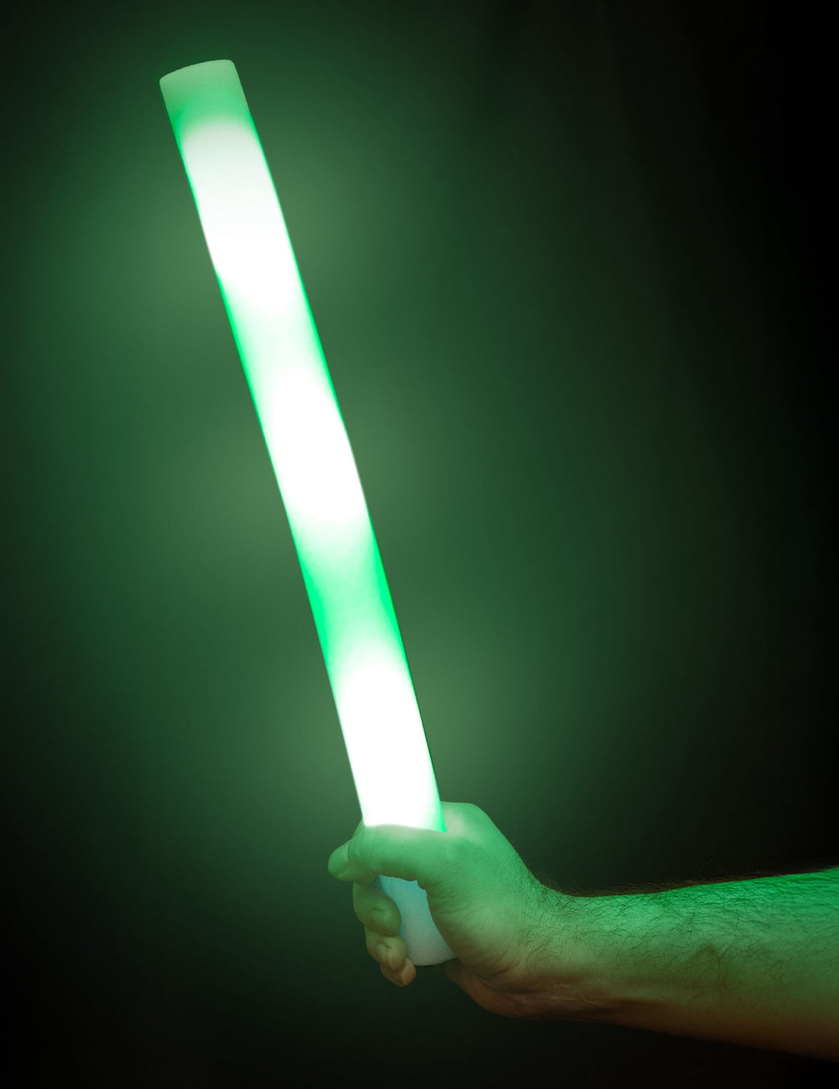 Lumière verte du bâton lumineux LED en mousse multicolores