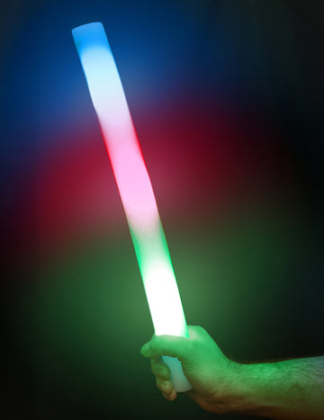 Bâton lumineux LED en mousse pour fête multicolore