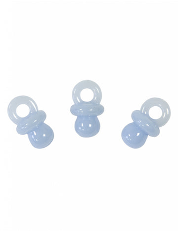 10 kék cumi mintás asztaldísz (2 db) cm keresztelőre