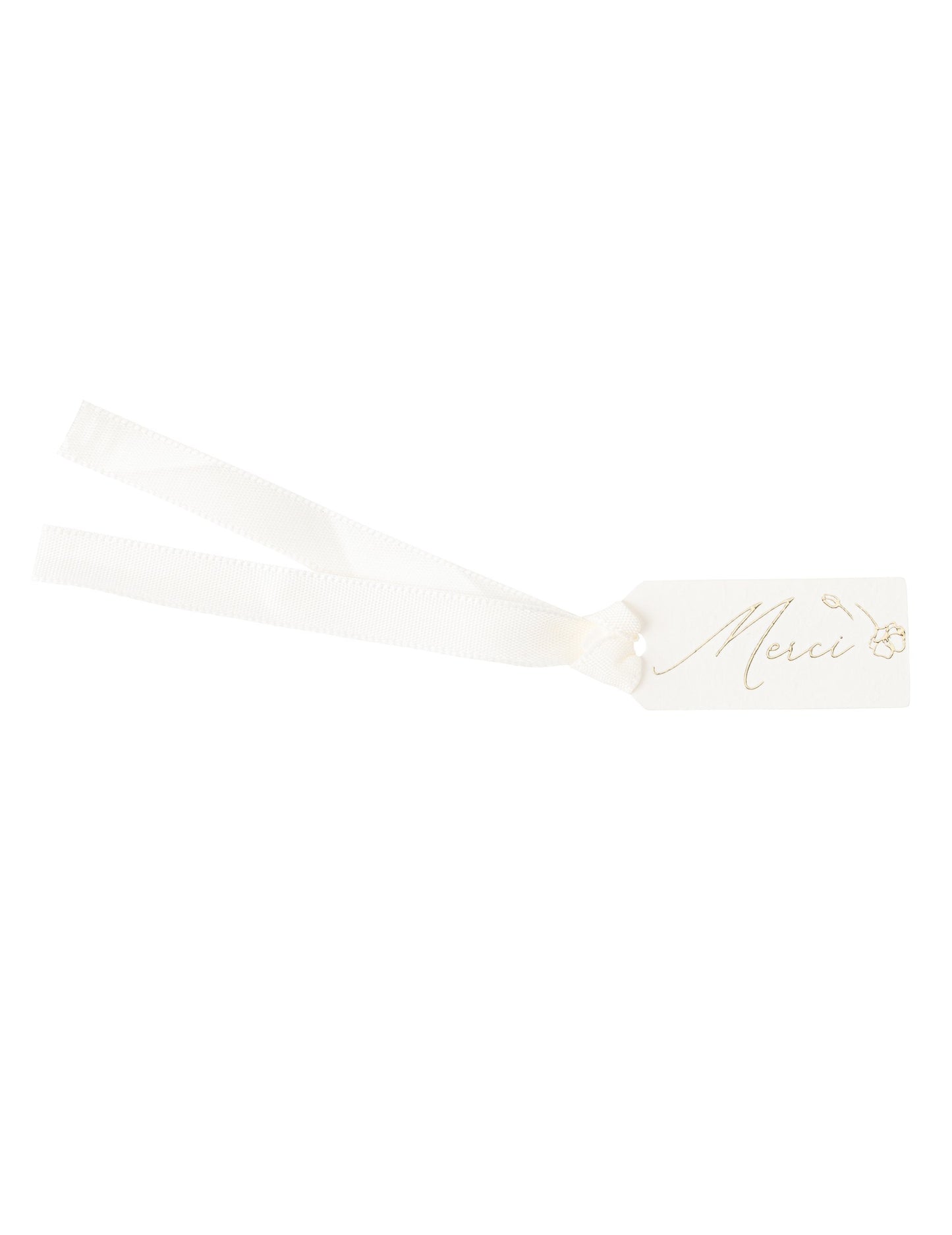 10 db keresztelői köszönőcímke, 5 x 2 cm arany virágok