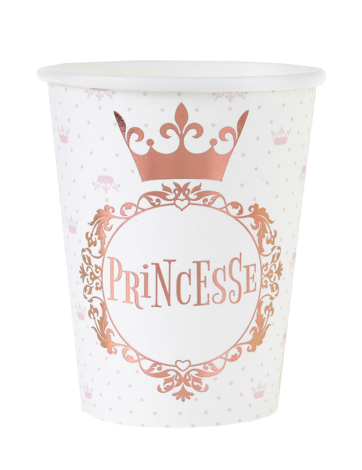 Gobelets Princesse pour enfant rose gold