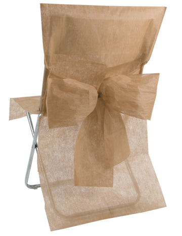 10 prémium taupe színű székhuzat nemszőtt anyagból 50x95 cm 