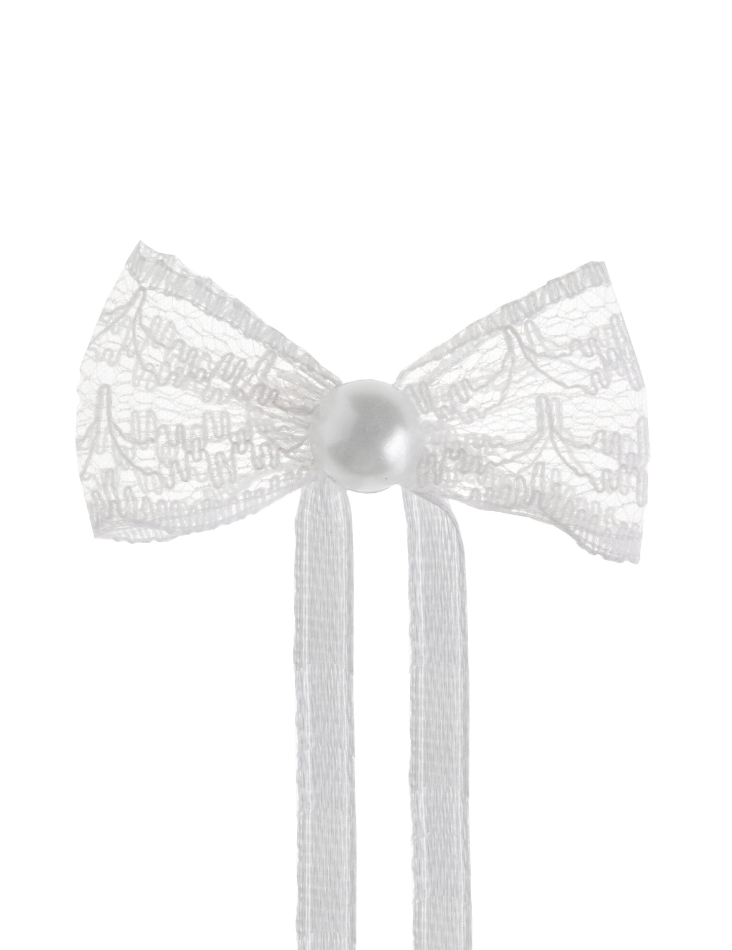 10 mini csipkemasni 4 cm fehér gyöngyházzal