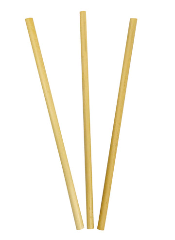 10 pailles en bois écologiques pour fête naturel