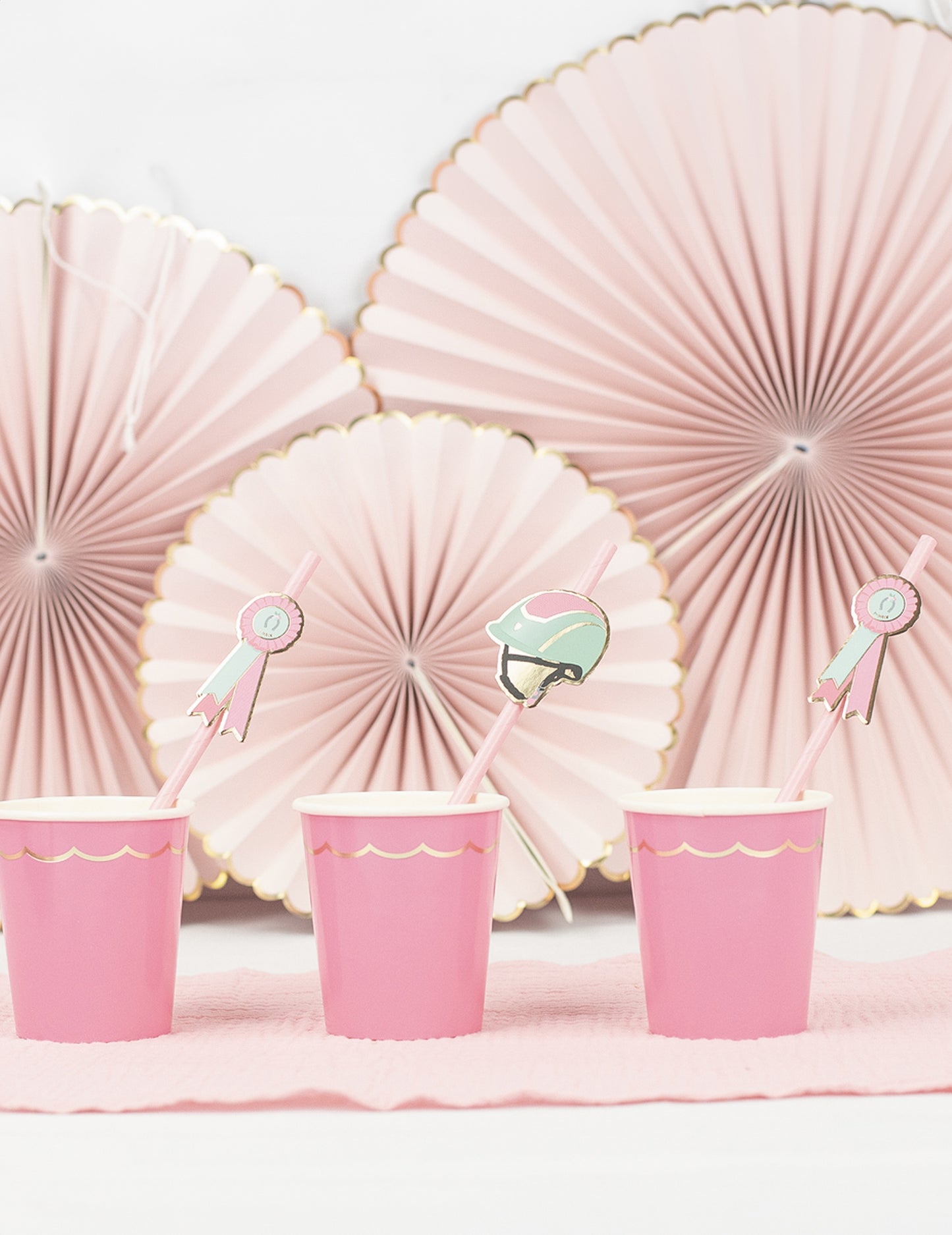 10 ló -in -law szalma rózsaszín 20 cm