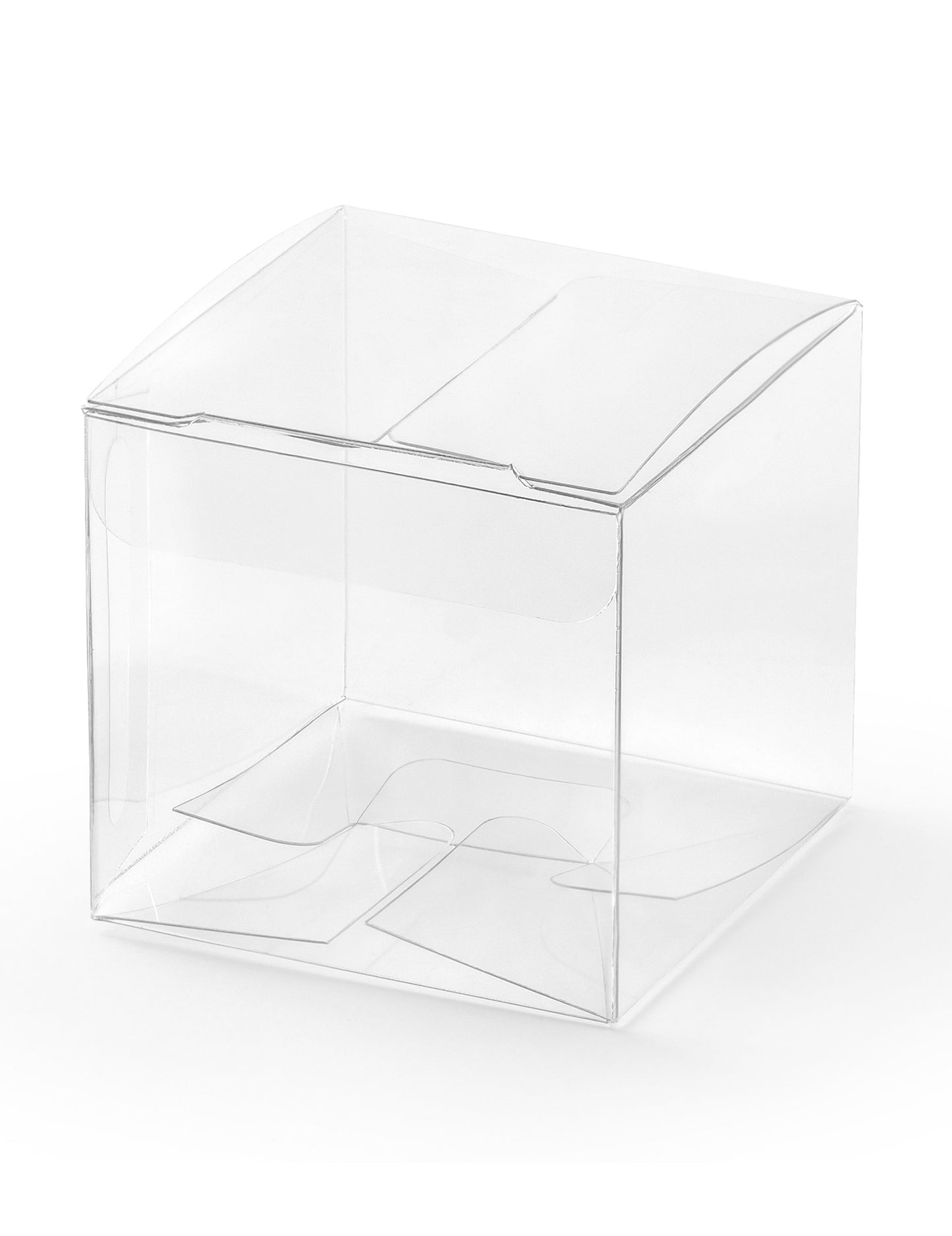 10 db kis átlátszó doboz 5 x 5 x 5 cm ajándékokért