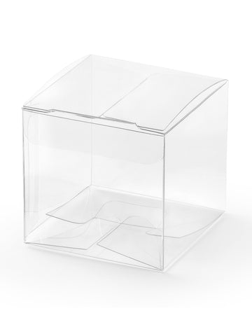 10 db kis átlátszó doboz 5 x 5 x 5 cm ajándékokért