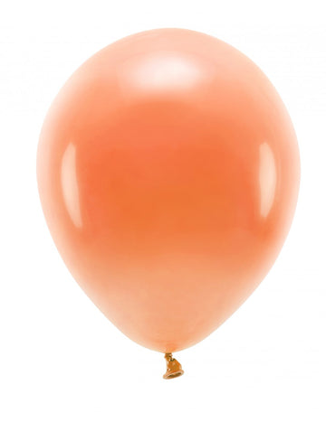 100 pasztell narancssárga latex lufi, 26 db cm természetes gumi