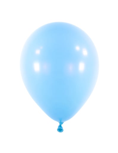 Mini ballons latex pour arche et fête bleu clair