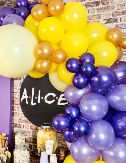 100 mini arany metál latex lufi 13 cm bárkáért