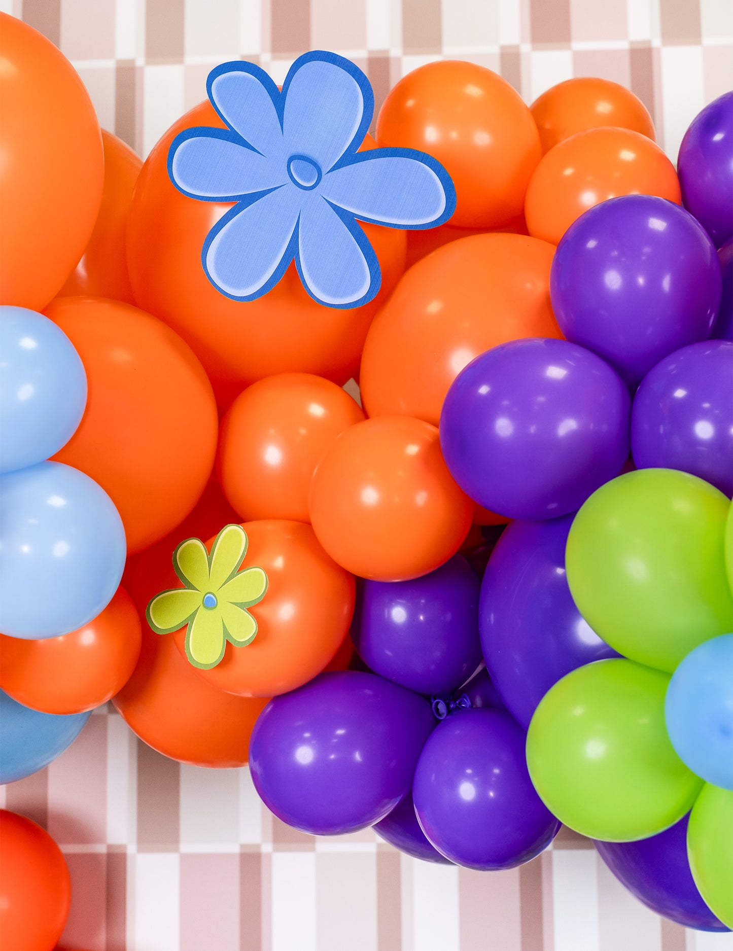 100 mini narancssárga latex lufi 13 cm ívekhez és kockákhoz