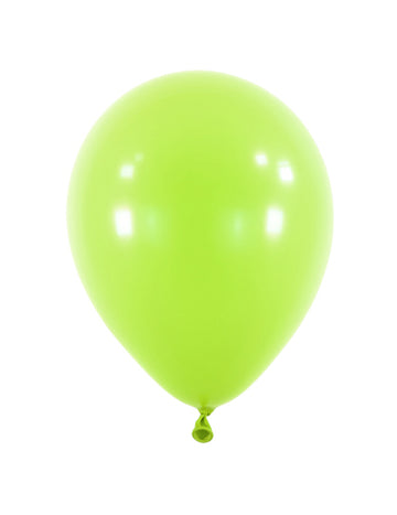 100 db mini világoszöld latex lufi 13 cm születésnapi dekorációhoz