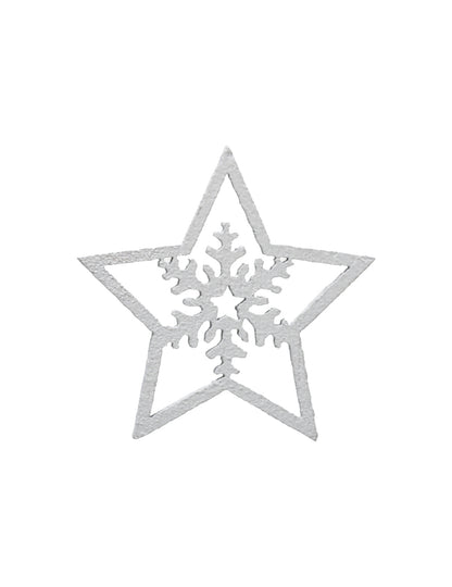 100 kis fehér csillag party dekoráció 