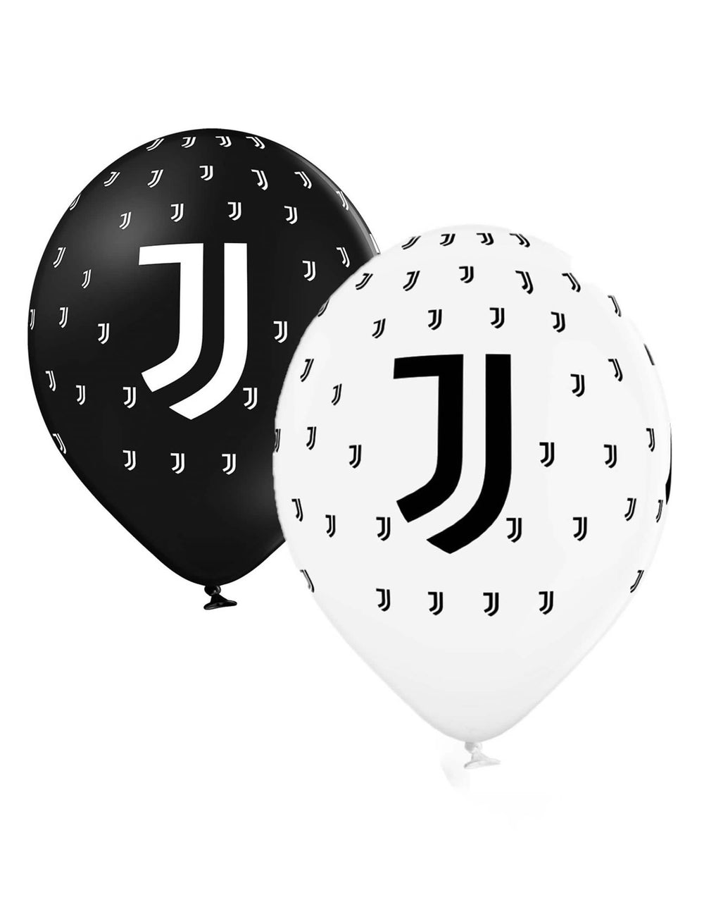 Közeli felvétel a juventus latex lufik logóiról ünnepre