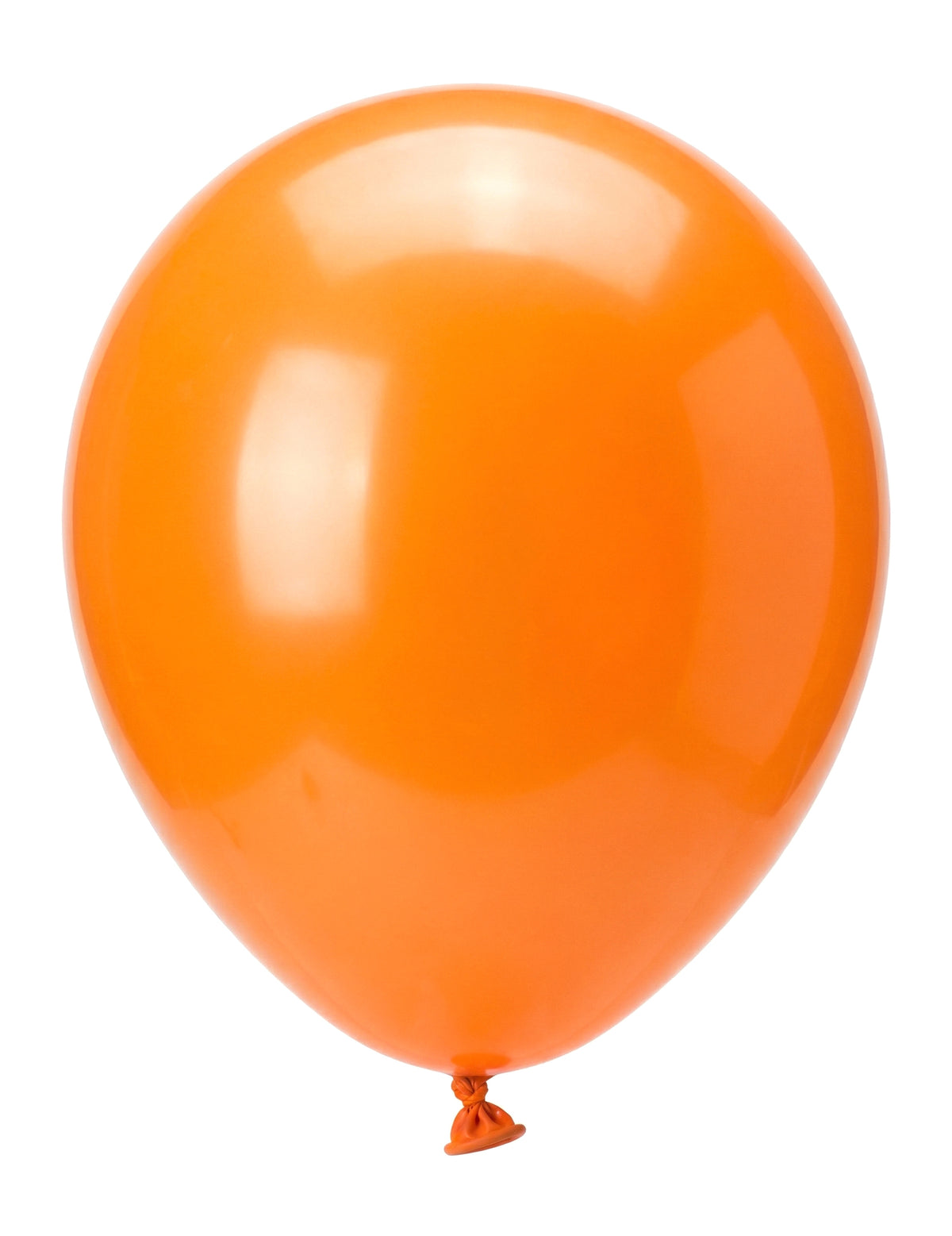 Ballons métallisés oranges pour décoration de fête