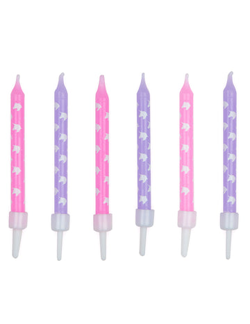 12 Chardorne és Procute és Violet születésnapi gyertyák 7,5 cm