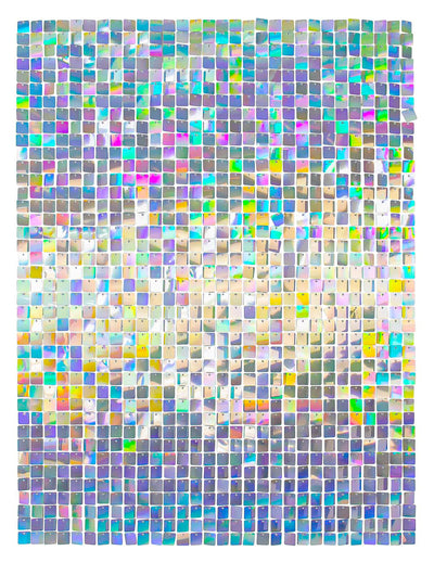 12 db irizáló hátterű vászonpanel 30 x 30 cm