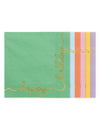12 db Happy Birthday pasztell és arany papírszalvéta 33 × 33 cm