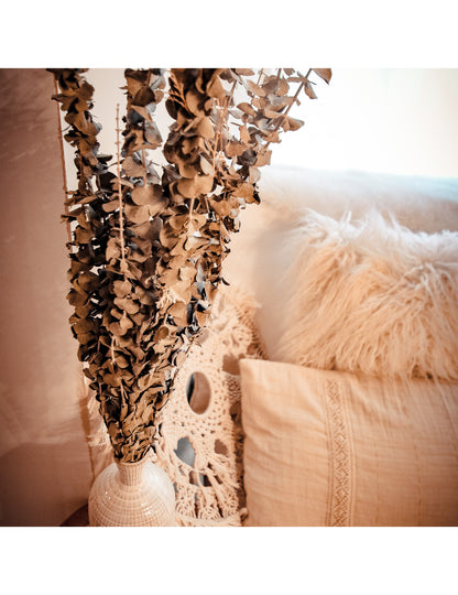 15 ága a szárított eukaliptusz 150 g 66 cm -es ága