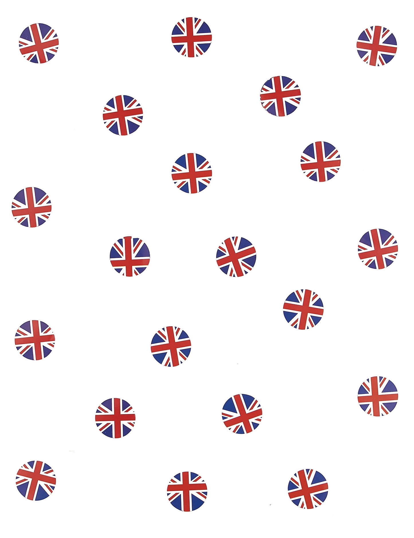 150 Asztal konfetti zászló uk
