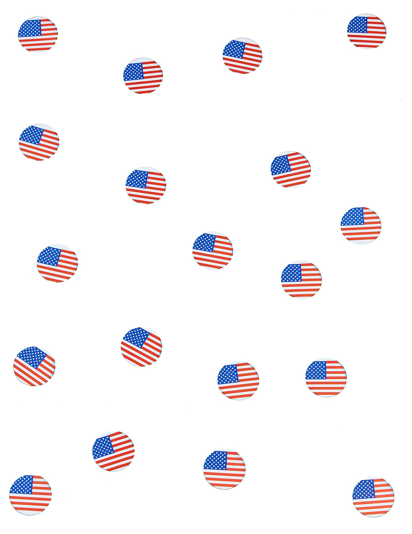 150 Asztal konfetti USA zászló