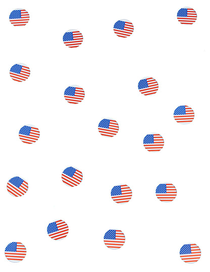 150 Asztal konfetti USA zászló